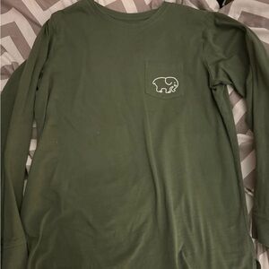 Green Long Sleeve Women's Tee